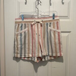 GAP Women's Striped Shorts - Multicolor